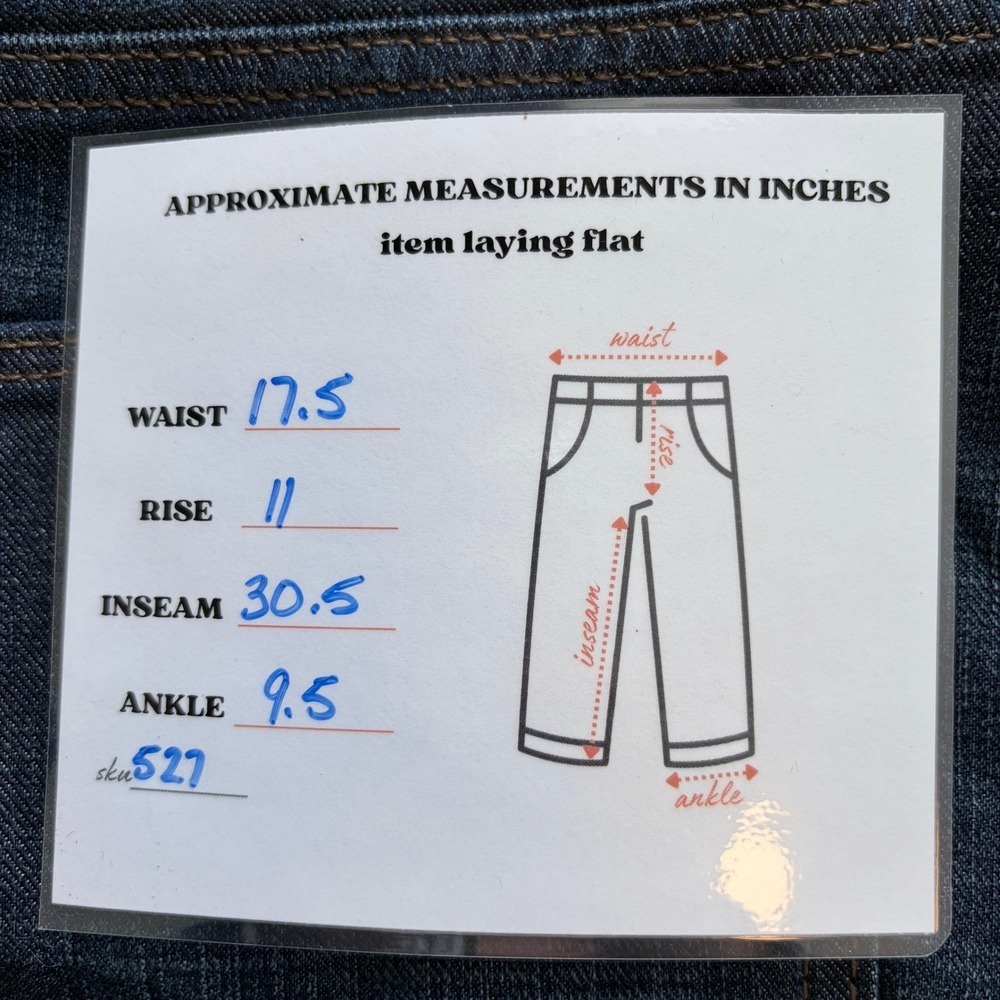 Banana Republic Boot Cut Jeans Dark Wash Denim Casual Relaxed Fit Blue Men 34/32 - Picture 10 of 10
